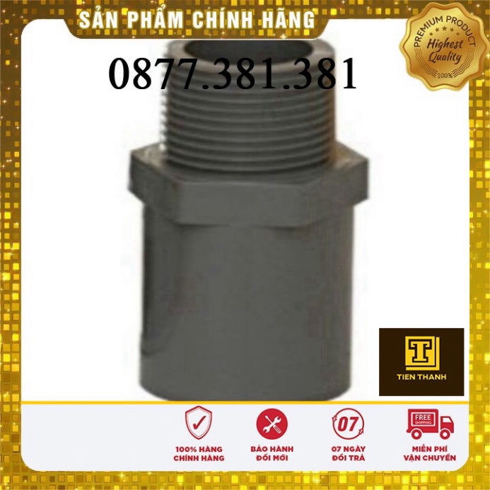 Nối ren ngoài nhựa Bình Minh. CHÍNH HÃNG