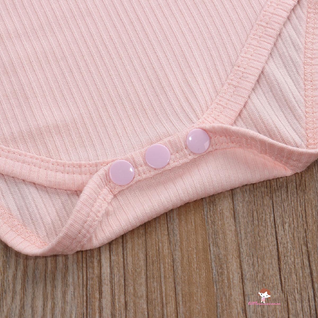 Áo Liền Thân Hai Dây Màu Trơn Xinh Xắn Cho Bé Gái