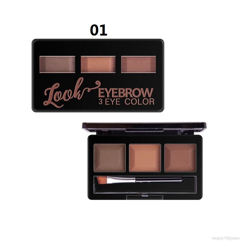 [Hàng mới về] Phấn lông mày 3 màu chống thấm nước chống nhòe lâu trôi độc đáo | BigBuy360 - bigbuy360.vn