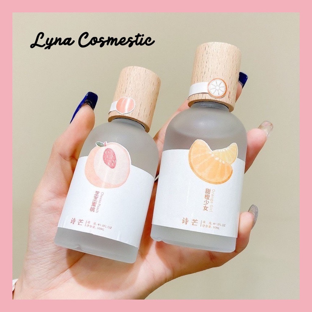 [Hàng Có Sẵn] Nước Hoa Shimang Trà Thơ Vỏ Mờ Nắp Gỗ Sang Trọng 50ML