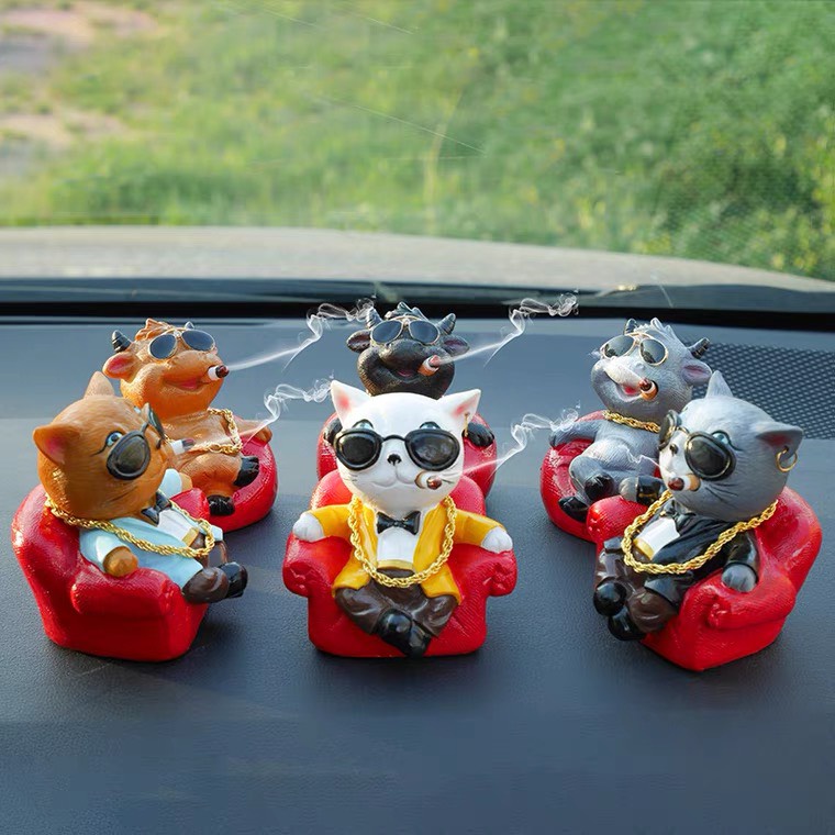 Mèo Talking Tom Siêu Ngầu Trang Trí Taplo Ô Tô , Bàn Làm Việc , Văn Phòng , Trưng Bày