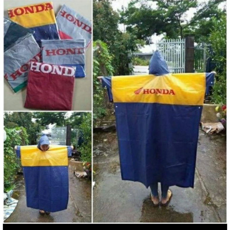 (giá sỉ)Áo mưa Hon da, áo mưa thời trang có cúc siêu tiện lợi giá rẻ