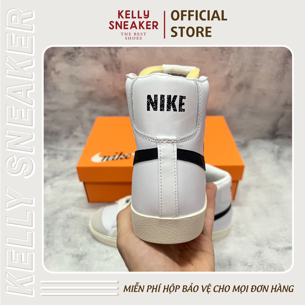 Giày Sneaker Blazer Mid 77 Classic Vintage Swoosh Đen - Bản Cao Cấp