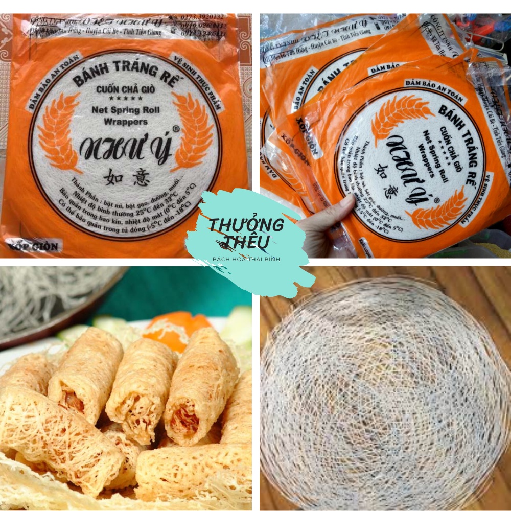 Bánh đa nem rế, bánh tráng rế loại dày siêu ngon Như Ý tệp 75g