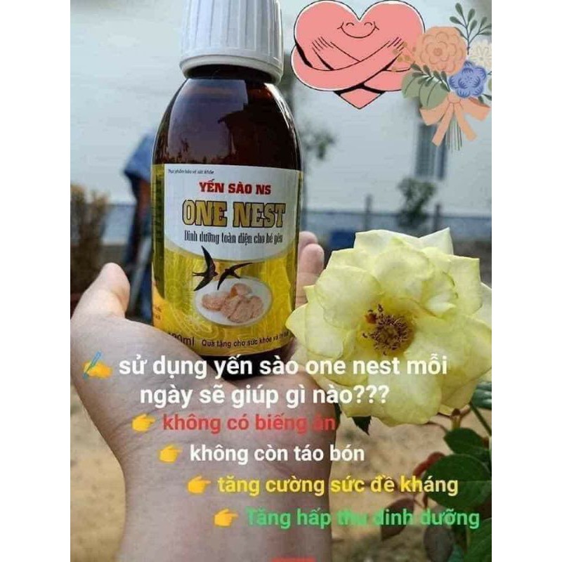 combo 3 tặng 1 siro yến sào one nest