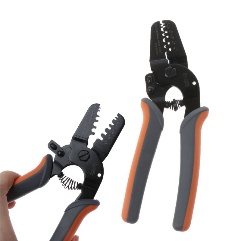 yal Mini Crimper Open Barrel Crimping Tool Pliers for AWG28-20 Terminal Connector