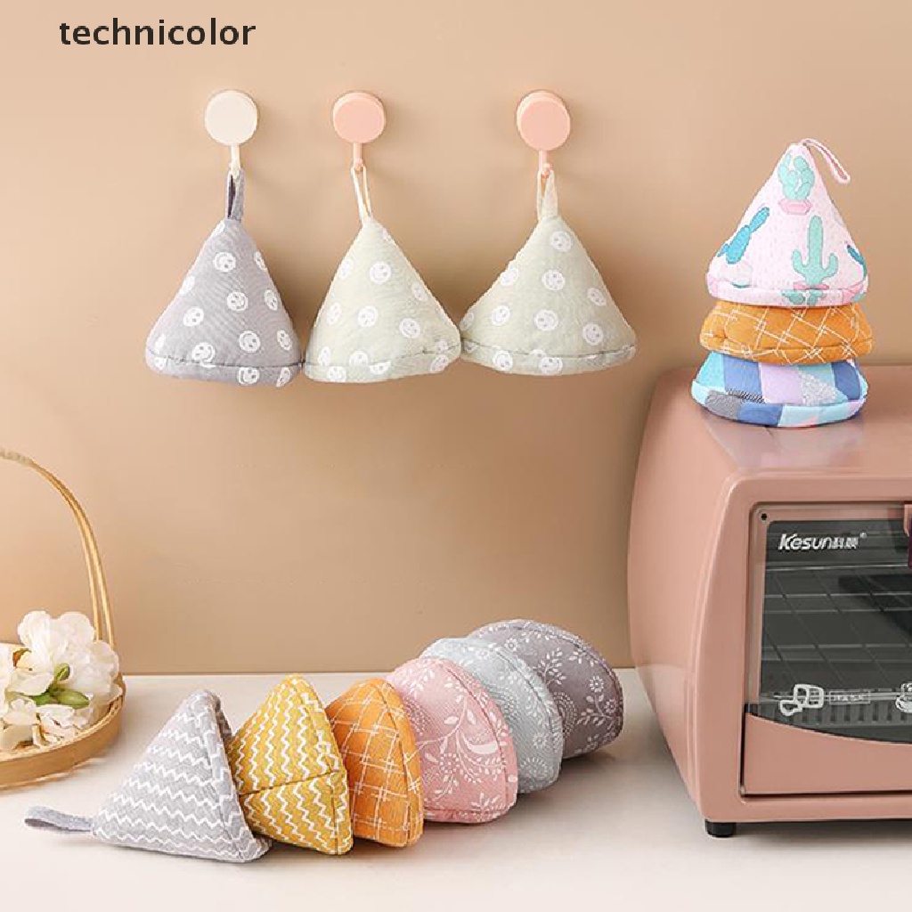 Dụng cụ nhấc nồi chống bỏng hình tam giác bằng vải chần bông
