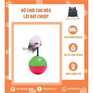Đồ chơi cho mèo - Chuột lật đật