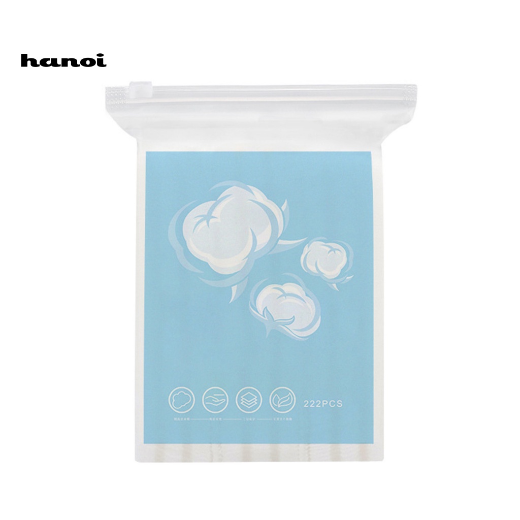 Set 222 Bông Tẩy Trang Cotton Lụa Mỏng Mềm Mại Không Thêm Phụ Kiện