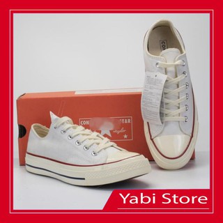 🔥giày thể thao sneaker 🔥C.v trắng thấp cổ cao cấp full box - Yabi Store