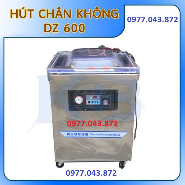 Máy Hút Chân Không DZ600 Công Nghiệp - Khôi Minh, Kích Thước 760x690x1030mm, Inox 304