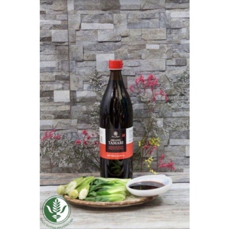 nước tương Tamari nhật organic chai 900ml