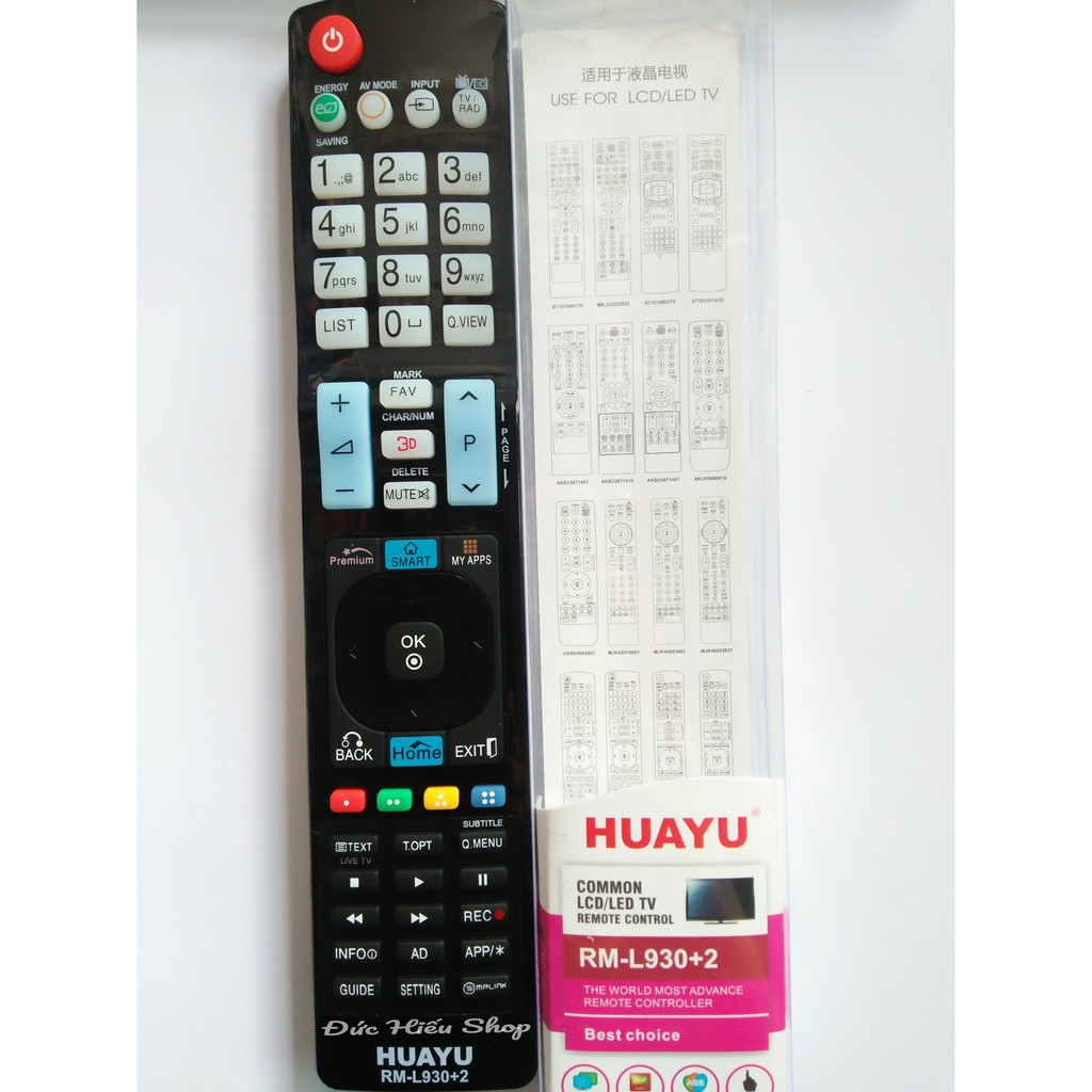 Remote điều khiển Tivi LG,hàng trong hộp| chuẩn công ty - Đức Hiếu Shop
