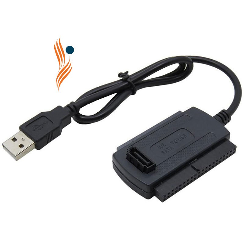 Cáp chuyển đổi 3 trong 1 USB 2.0 sang 2.5 / 3.5 / 5.25inch SATA IDE tốc độ cao 480Mb / s | BigBuy360 - bigbuy360.vn