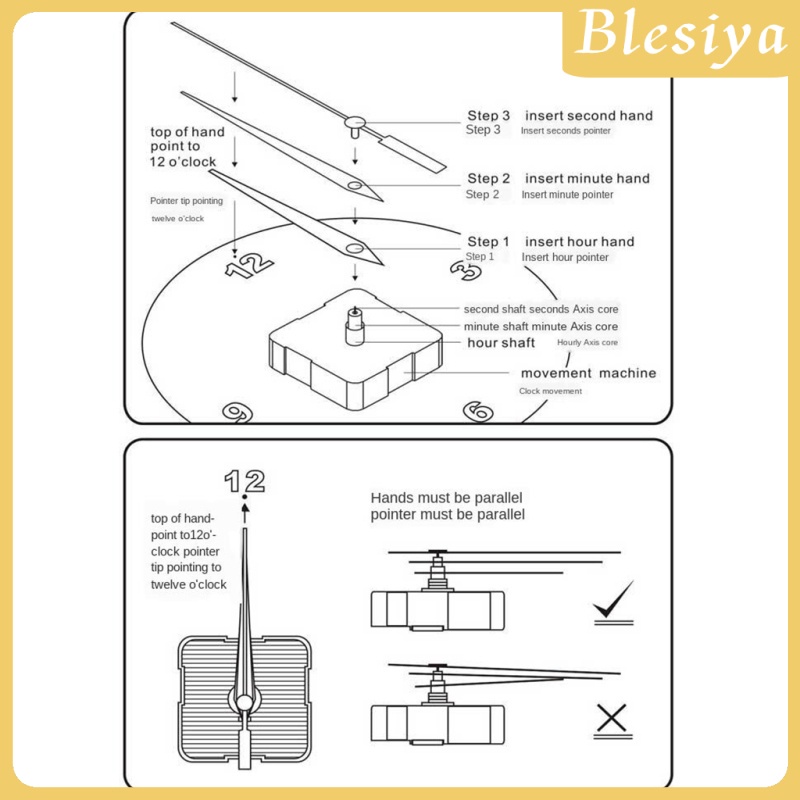 Động Cơ Thay Thế Cho Đồng Hồ Treo Tường DIY