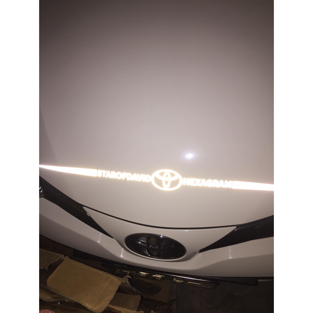 Decal trang trí xe hơi, xe máy phản quang - Miếng dán phản quang nhiều màu - decal ô tô theo hãng xe - miếng dán ô tô