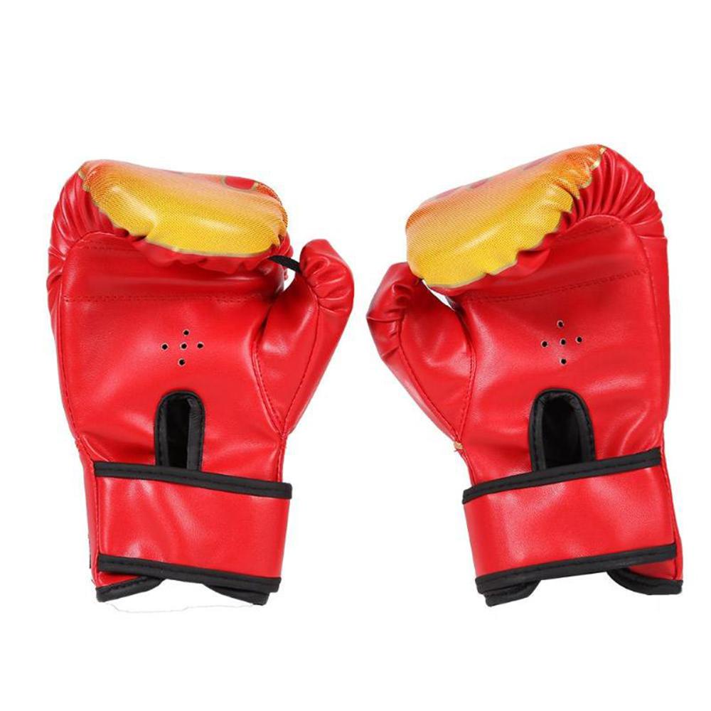 Găng Tay Đấm Bốc Bằng Da PU Thoáng Khí Dành Cho Trẻ Em