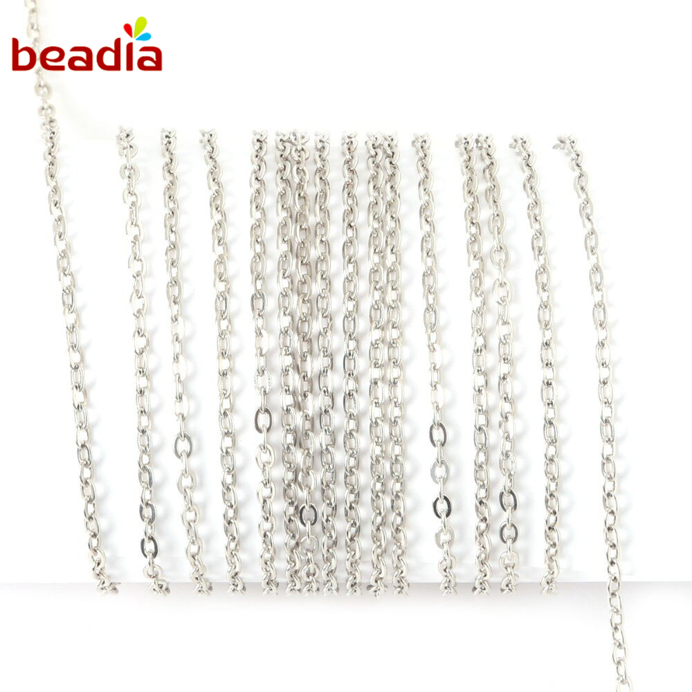 Dây chuỗi BEADIA bằng sắt mạ dùng làm trang sức thủ công diy
