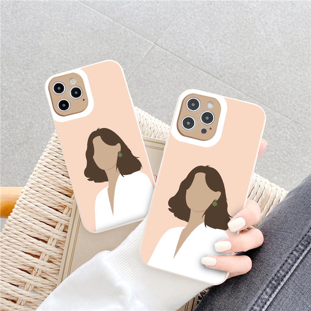 Ốp lưng Iphone Quý cô Thanh lịch Quý phái ốp iphone vuông 6/6plus/7/7plus/8plus/x/xs max/11 pro/11 promax/12/13/pro/max