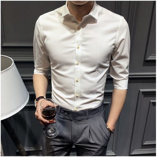 Áo Sơ Mi Nam Tay Lỡ