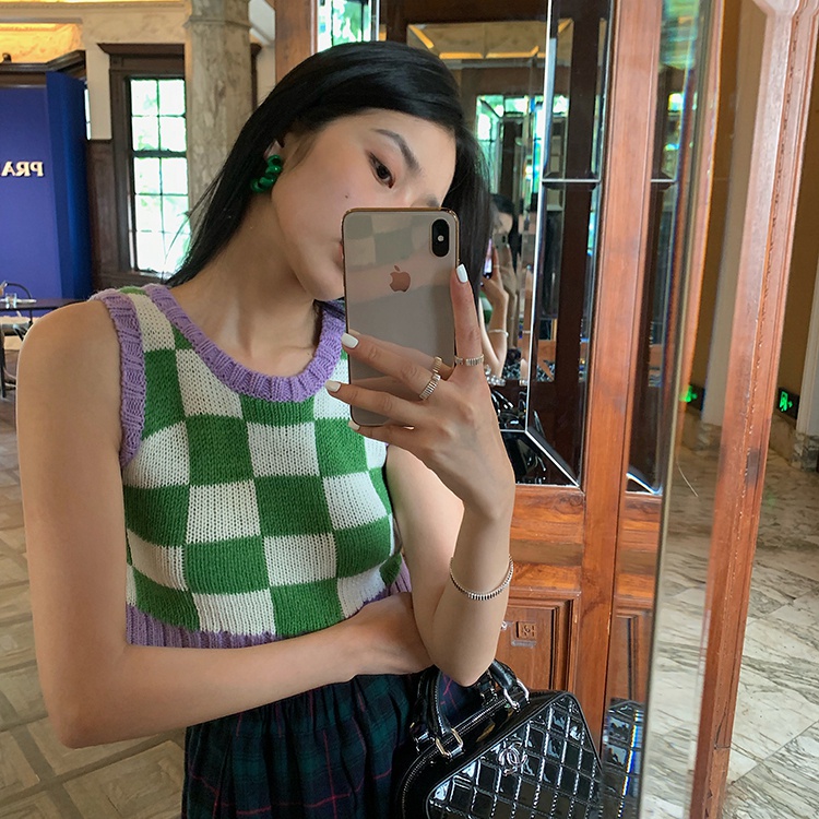 Áo Len Không Tay Thiết Kế Mới Thời Trang Dành Cho Nữ