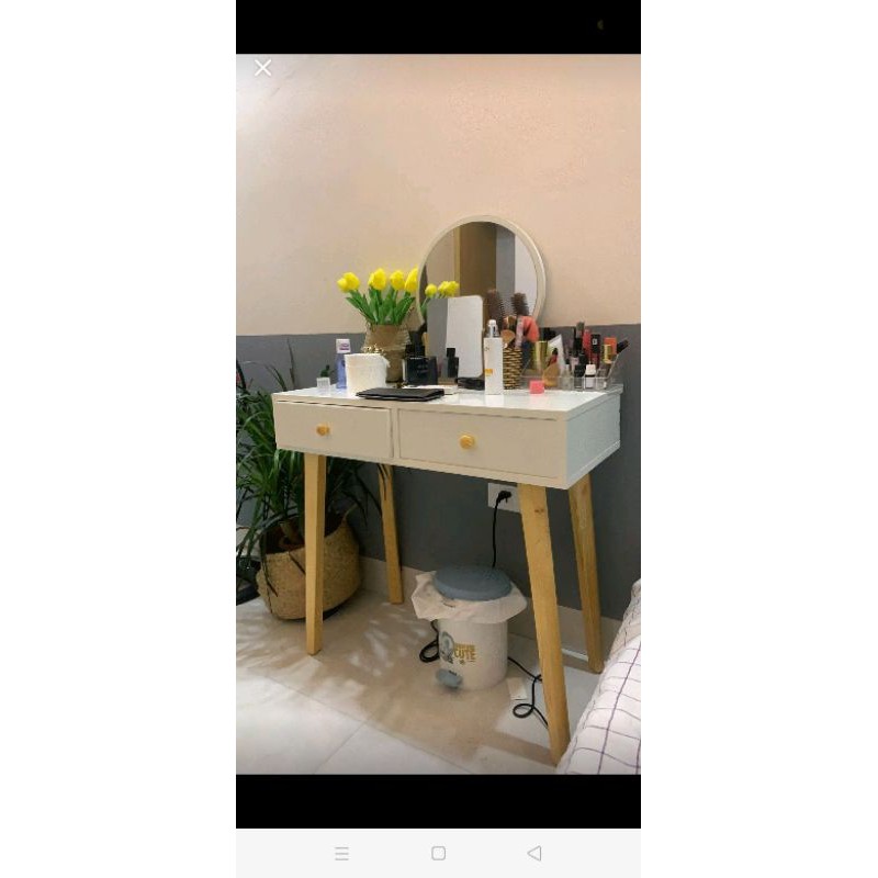 BÀN TRANG ĐIỂM PHONG CÁCH HIỆN ĐẠI (80*40*73) ảnh thật,giá chưa kèm ghế, hàng có sẵn | BigBuy360 - bigbuy360.vn