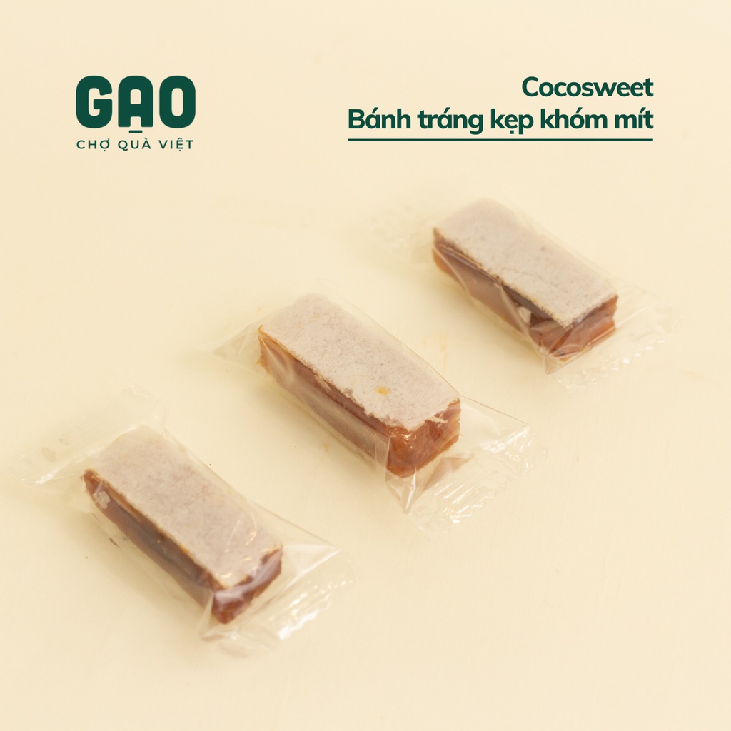 Bánh tráng kẹp khóm mít đặc sản Bến Tre - Cocosweet - Túi 400g