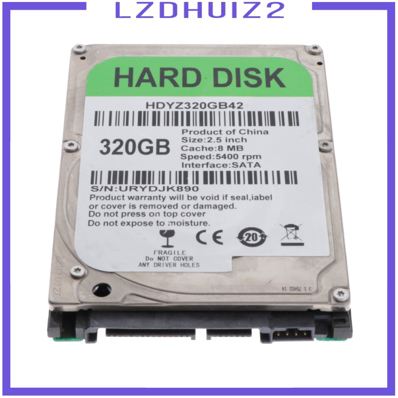 SATA Ổ Cứng Trong Leseurs 2.5 Trong 8m Cache Hdd Cho Laptop Notebook 320gb