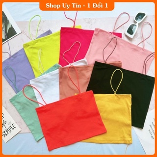 [HOT] Áo Croptop 2 Dây Sợi Bún A5199