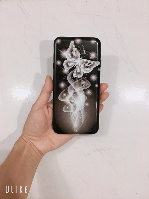 Ốp lưng sam sung J4 Core,J4 Plus,J4+ hình Bướmm nền đen