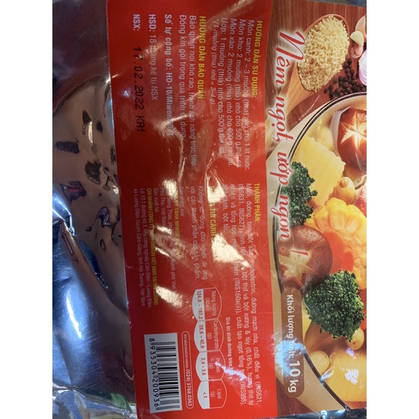 Hạt nêm Vua Bếp 10kg