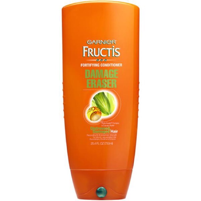 [HÌNH THẬT SẢN PHẨM] Dầu xả Garnier Fructis damage eraser dành cho tóc hư tổn 750ml