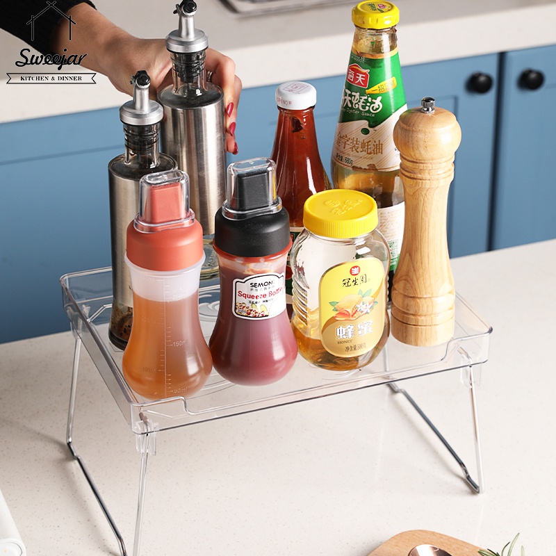 SWEEJAR Kệ để đồ  có thể gấp lại xếp chồng lên nhau tiện dụng cho nhà bếp