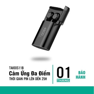 Tai nghe Bluetooth AMOI S11  ,tai nghe không dây TWS bluetooth V5.0 kiêm sạc dự phòng khẩn cấp