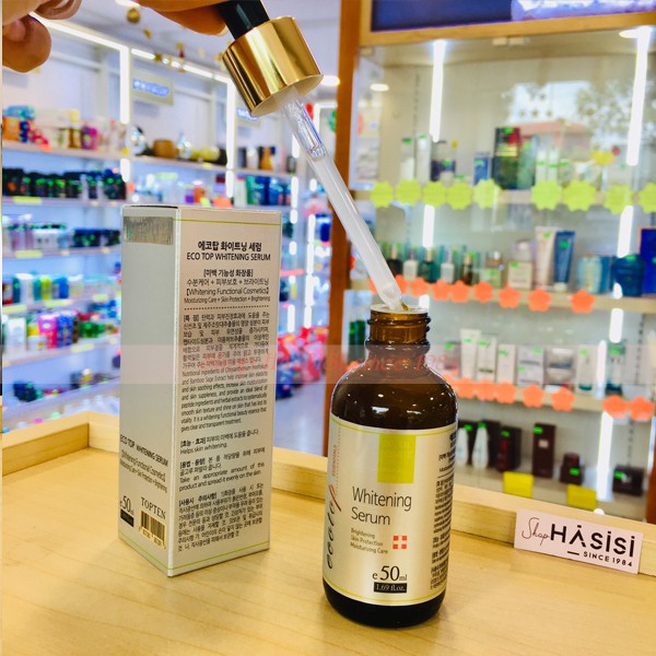 Tinh Chất Dưỡng Trắng Mịn Da ECOTOP WHITENING SERUM 50ml