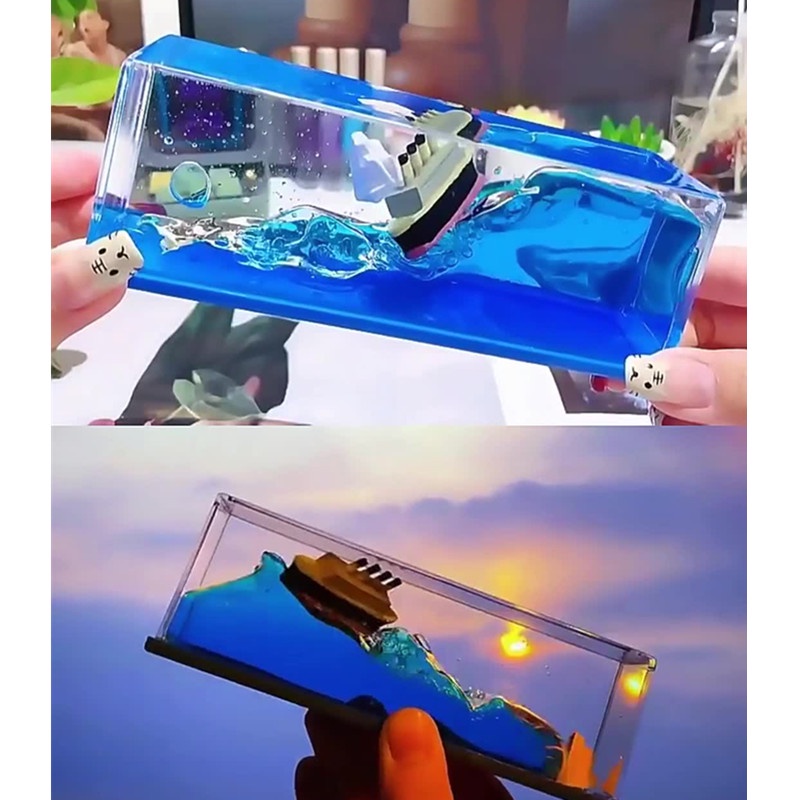 Mô Hình Chiếc Tàu Titanic Mini Trang Trí Nhà Cửa