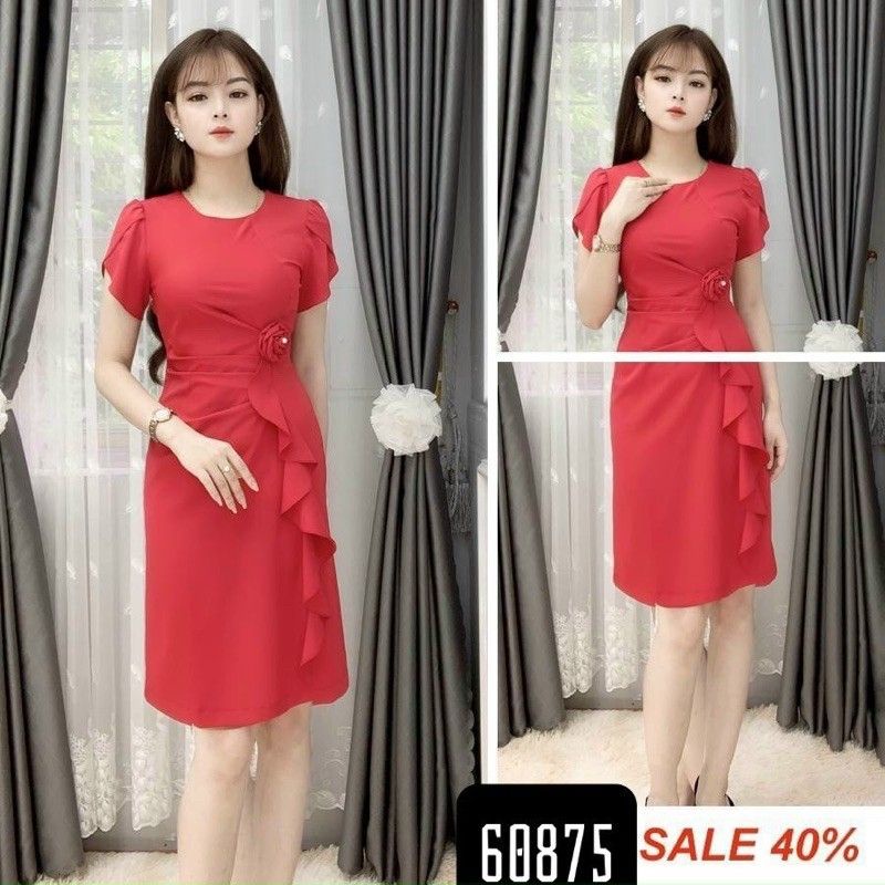 ĐẦM UMI CUỐN HOA EO SANG TRỌNG