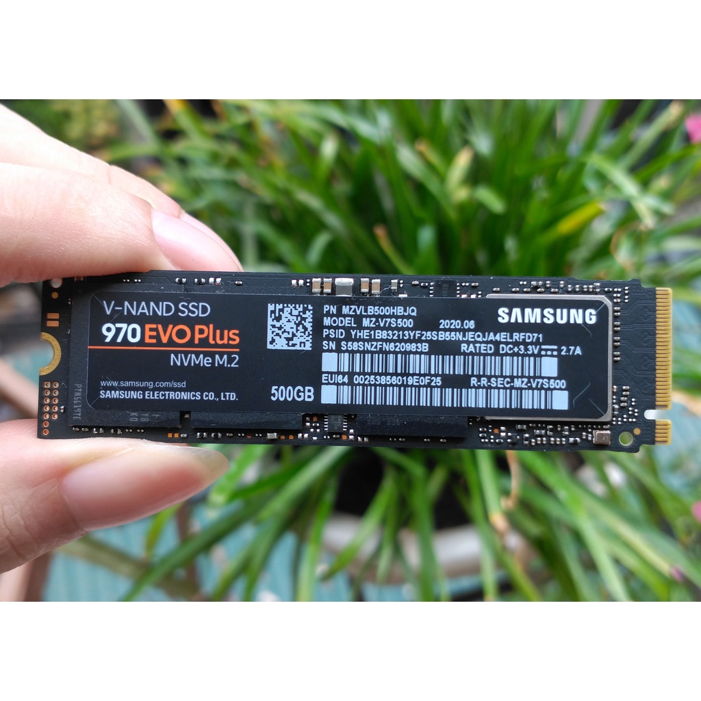 Ổ cứng SSD Samsung 970 EVO Plus NVMe M2-PCIe 2280 500GB - Cũ