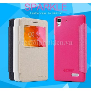 Bao da OPPO R7 chính hãng Nillkin Sparkle