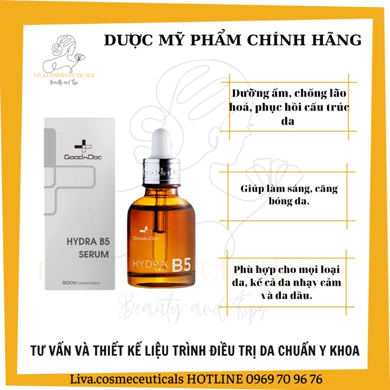 Serum B5 GoodnDoc 30ml Cấp Ẩm Phục Hồi Da