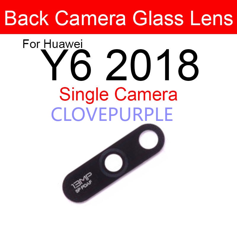 Ống Kính Camera Sau Kèm Miếng Dán Cho Huawei Y5 Y6 Y7 Y9 Pro Prime 2017 2018 2019