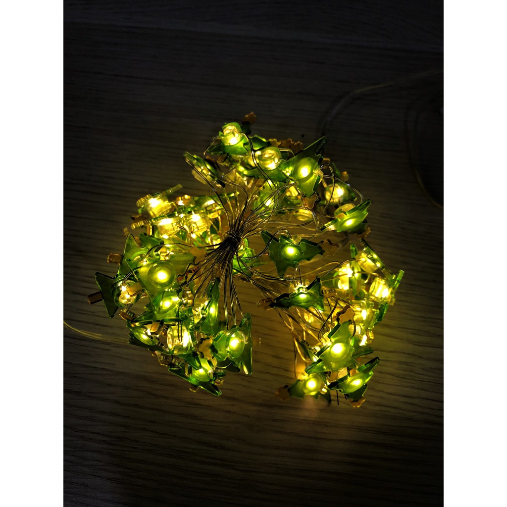 Dây đèn led 30 bóng dài 3m hình cây thông trang trí giáng sinh noel phòng ngủ GIVASOLAR-ML4