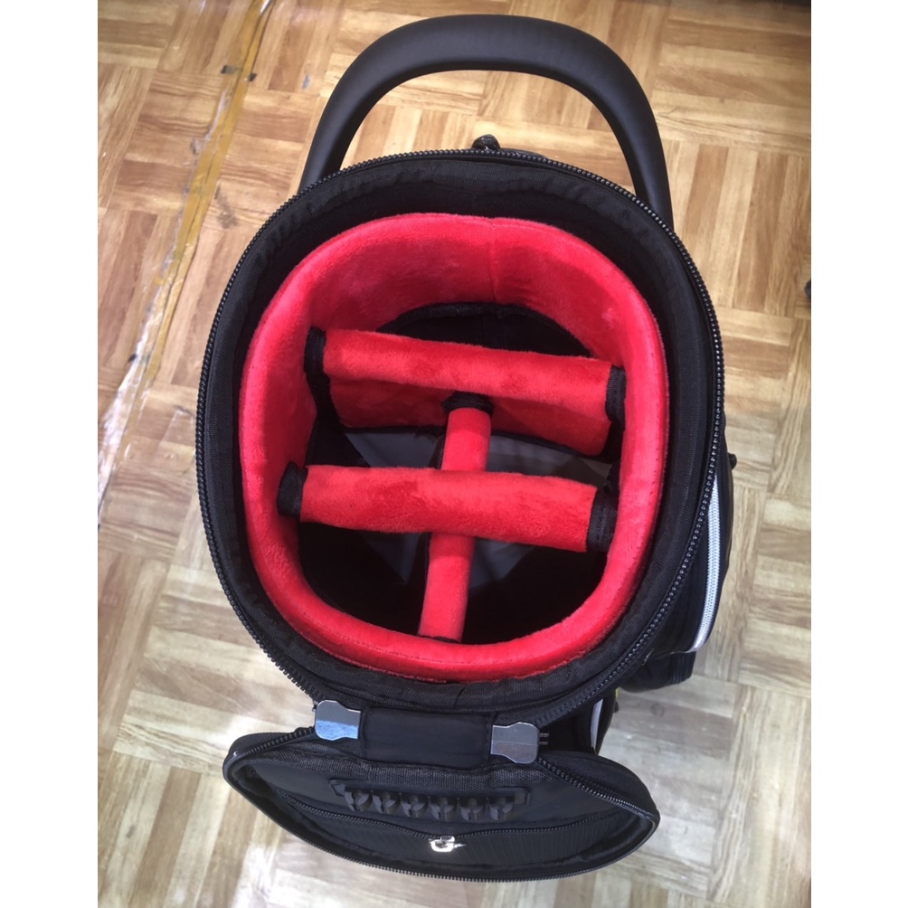 Túi Gậy Ping Nắp Cứng Siêu Nhẹ, Có Bánh Xe Kèm Khóa Số Di Chuyển M áy Bay An Toàn