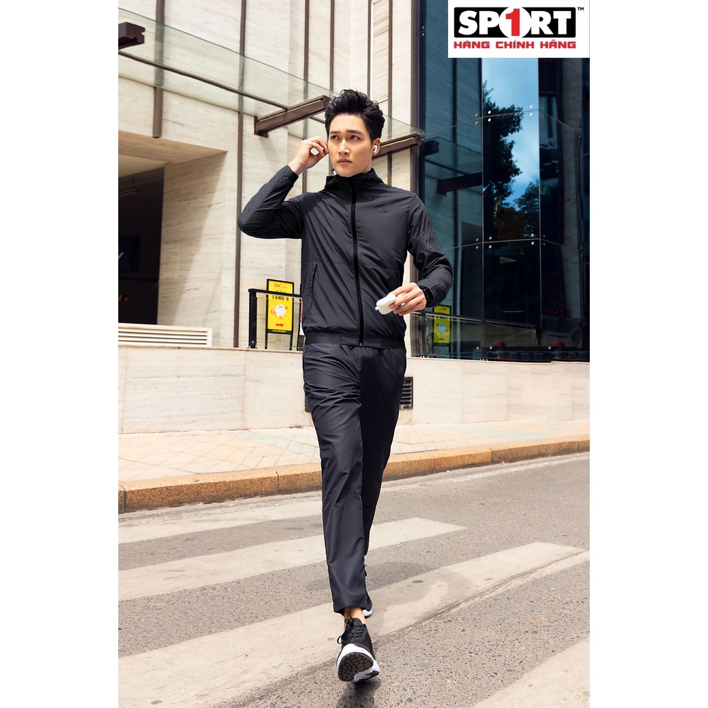 Bộ Quần Áo Khoác Gió Nam Thể Thao AM Siêu Nhẹ, Không Nhăn Nhàu MWS004 SPORT1