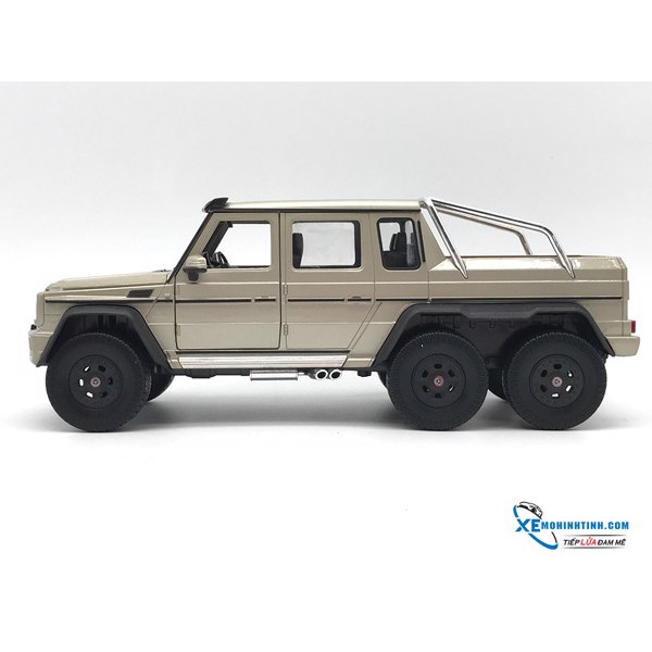 Xe Mô Hình Mercedes Benz G63 6X6 1:24 Welly (Gold)