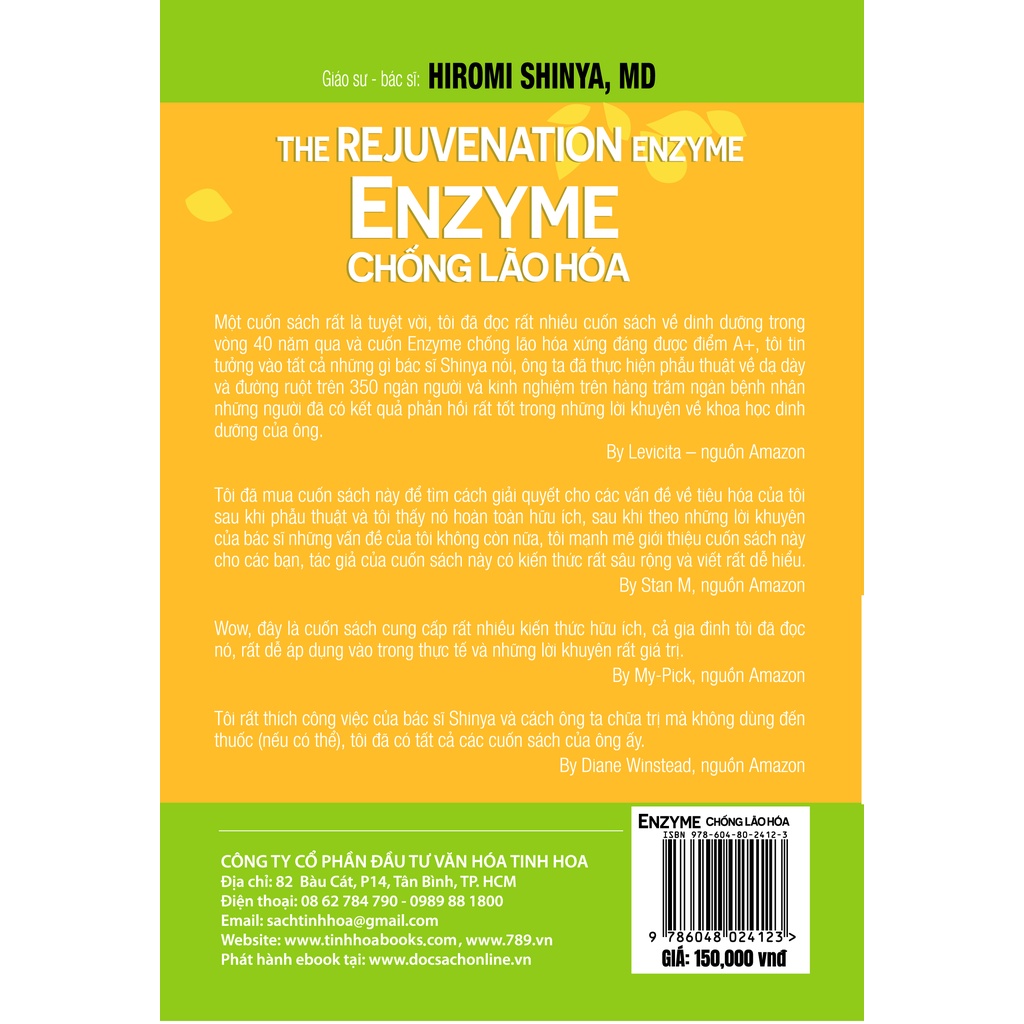 Sách: Enzyme Chống Lão Hóa