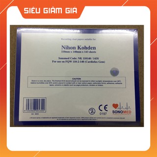 Giấy điện tim 6 cần nihon kohden fqw 110x140x143sheet