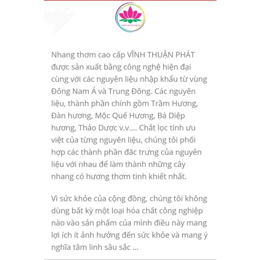 Nhang khoanh Huế Vĩnh Thuận Phát - 3,5h