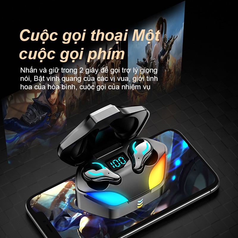 X1 Tai nghe không dây tai nghe gaming nhet tai ko dây tai nghr dien