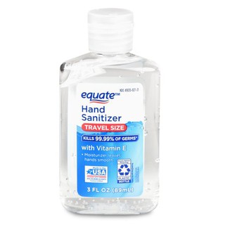 Nước rửa tay Equate - Travel Size Hand Sanitizer 89ml